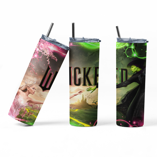 AnjecaLife WICKED inspired 700ml tumbler with straw